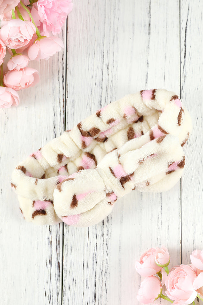 Leopard Pink Headband