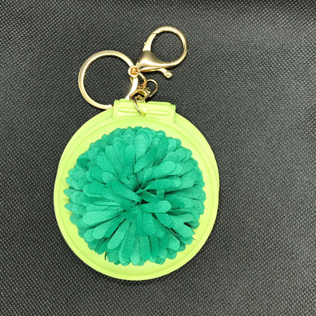 Flower Mirror Keychain