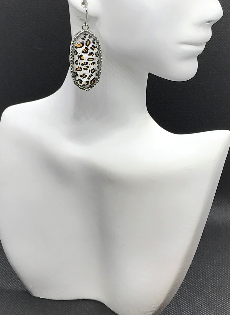 Lilly Lou Leopard Statement Earrings