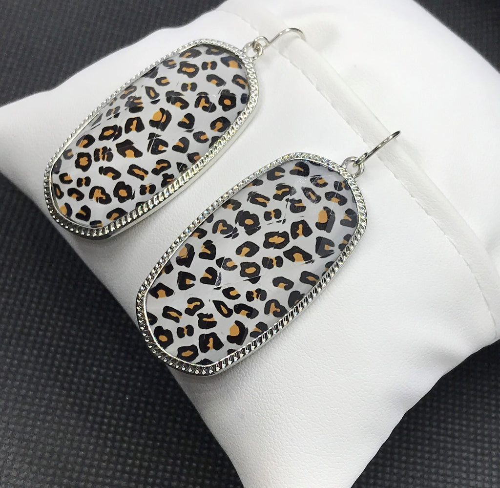 Lilly Lou Leopard Statement Earrings