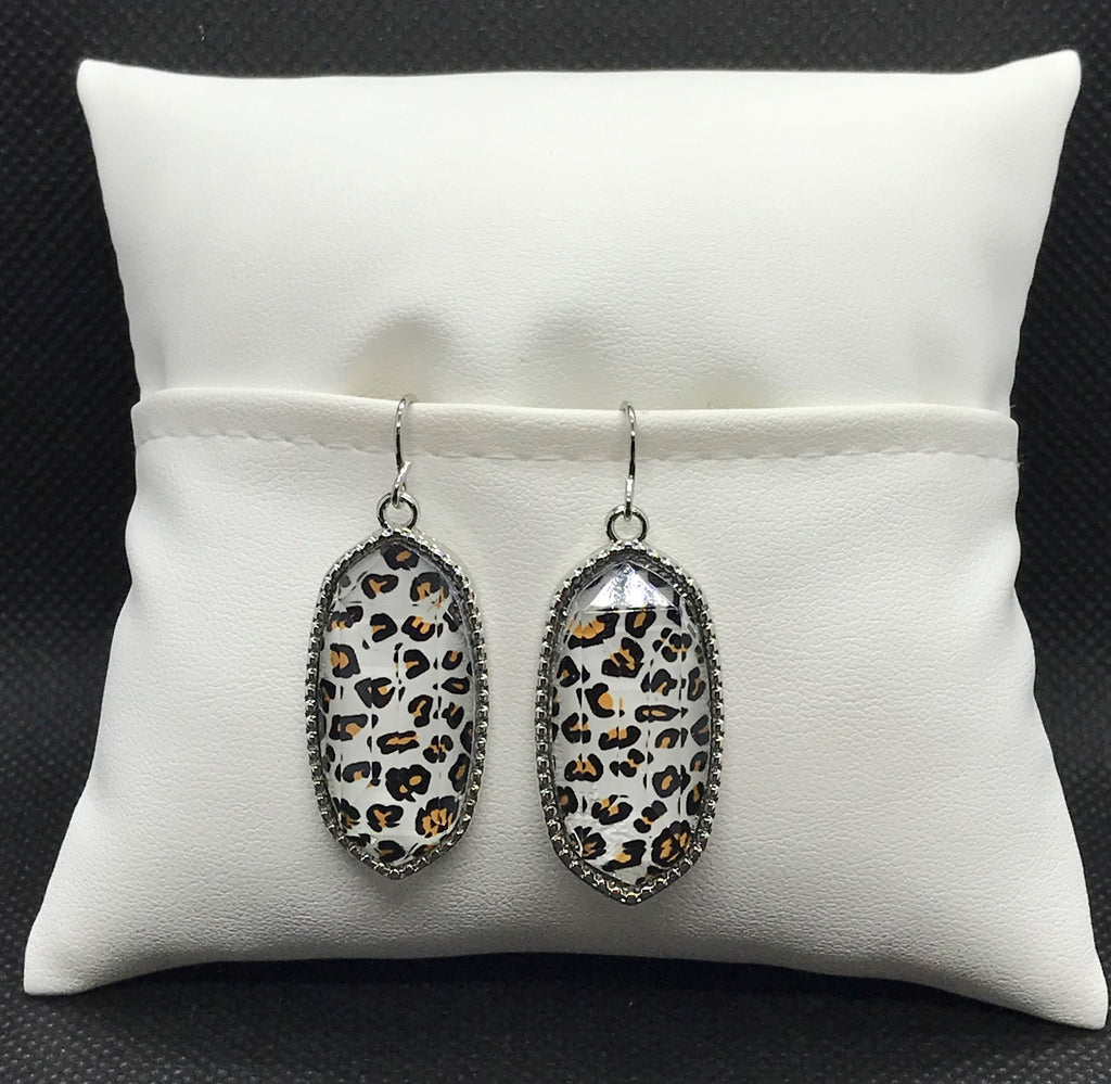 Lilly Lou Leopard Statement Earrings
