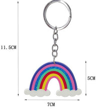 Load image into Gallery viewer, Happy Rainbow Key Chain