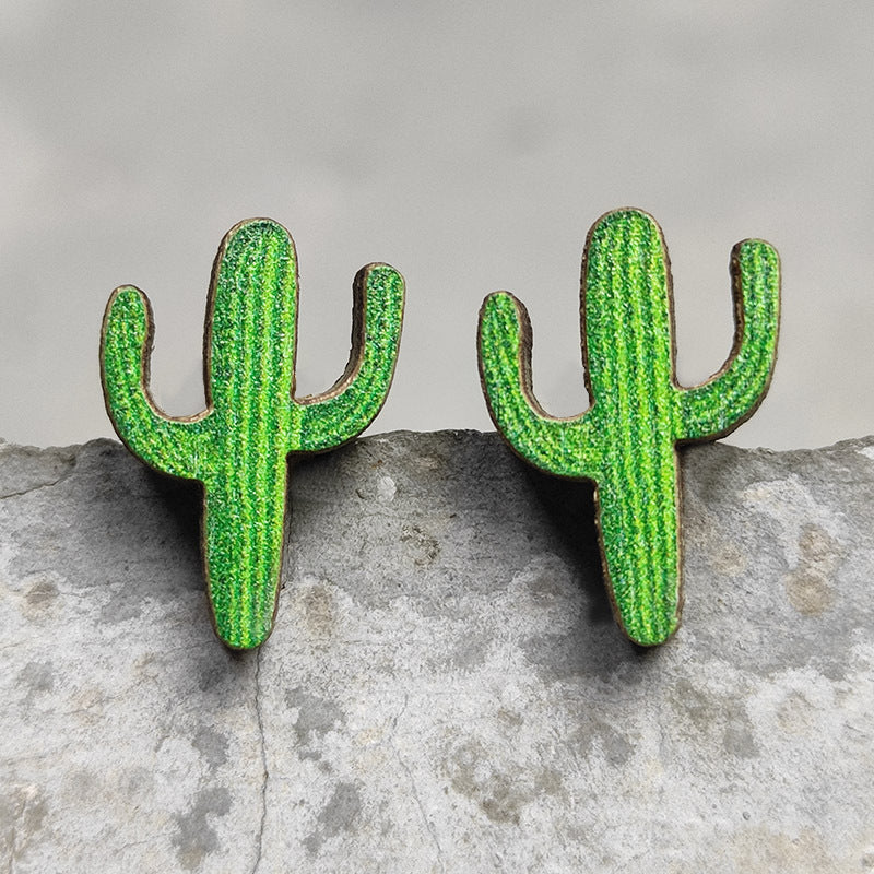 Cassie Cactus Earrings