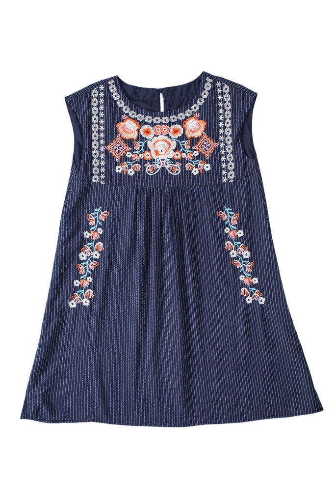 Embroidered Flower Dress