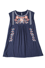 Cargar imagen en el visor de la galería, Embroidered Flower Dress