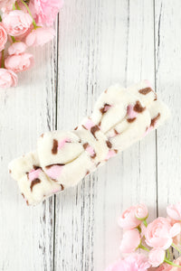 Leopard Pink Headband