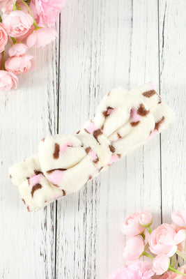 Leopard Pink Headband