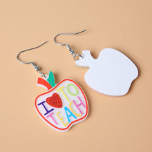 Cargar imagen en el visor de la galería, I Love To Teach Earrings