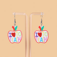 Load image into Gallery viewer, I Love To Teach Earrings