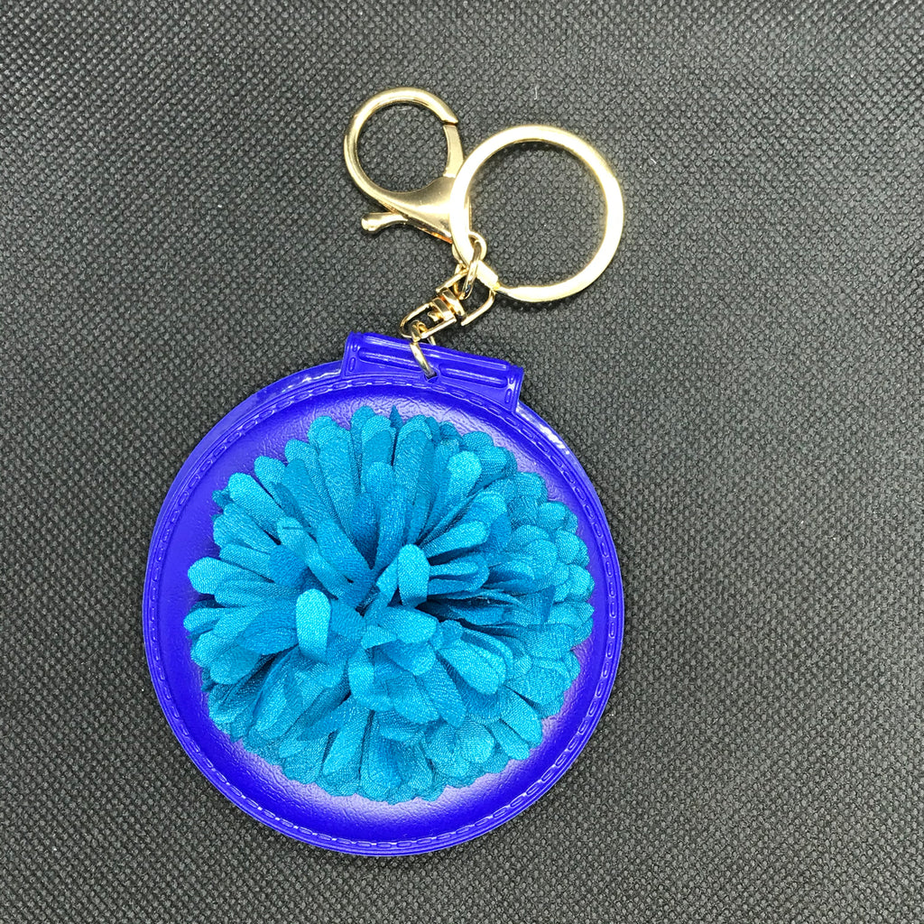 Flower Mirror Keychain