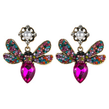 Load image into Gallery viewer, Mariposa de Crystal Earrings