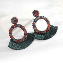 Load image into Gallery viewer, Multicolor Tassel Earrings