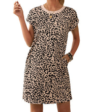 Cargar imagen en el visor de la galería, Leona Brown Leopard Dress