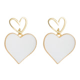 Kim Love Double Heart Earrings