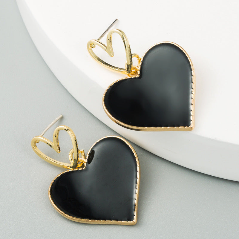 Kim Love Double Heart Earrings