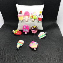 Load image into Gallery viewer, Cupcake &amp; Ice Cream Hairpin Set (10pc set)