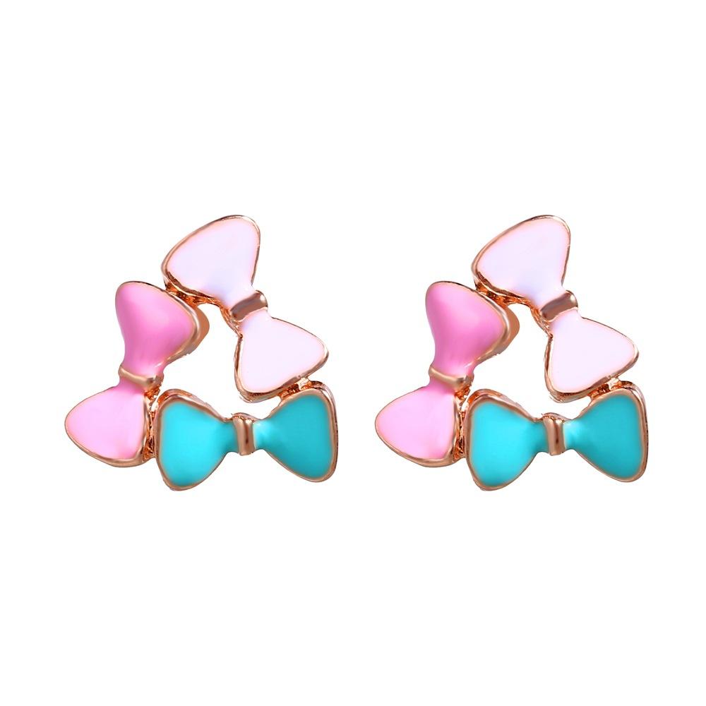 Cute Little Girl's Bow Earrings