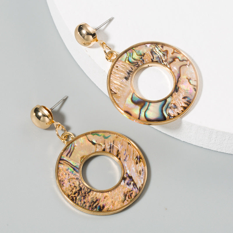 Rachelle Round & Heart Shaped Earrings