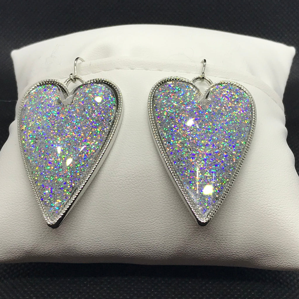 Anastasia Heart Dangle Earrings