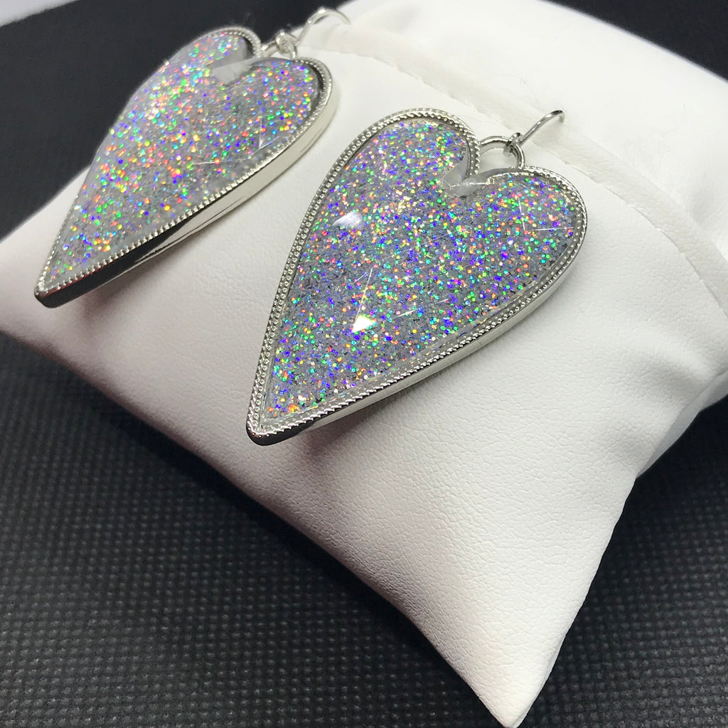 Anastasia Heart Dangle Earrings