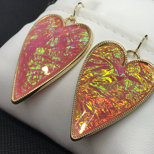Anastasia Heart Dangle Earrings
