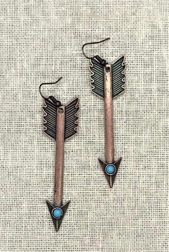 Arrow Turquoise Earrings