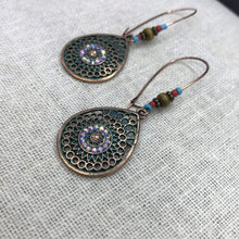 Load image into Gallery viewer, Vicky Vintage Beaded Earrings