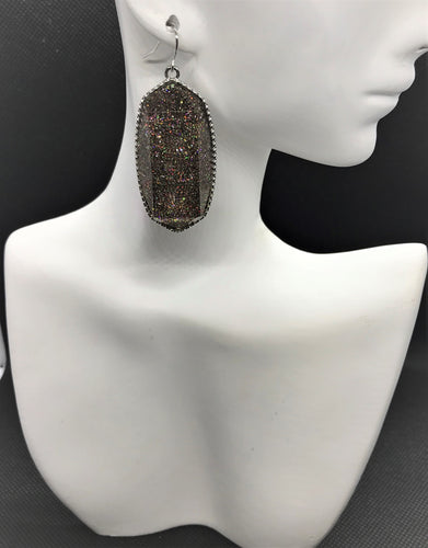 Sassy Statement Glitter Earrings