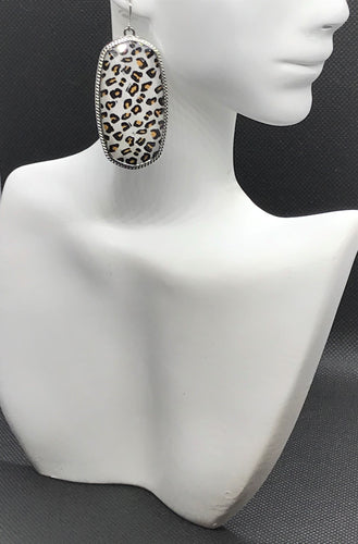 Lilly Lou Leopard Statement Earrings