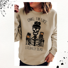 Cargar imagen en el visor de la galería, OMG Skeleton Pullover Sweater