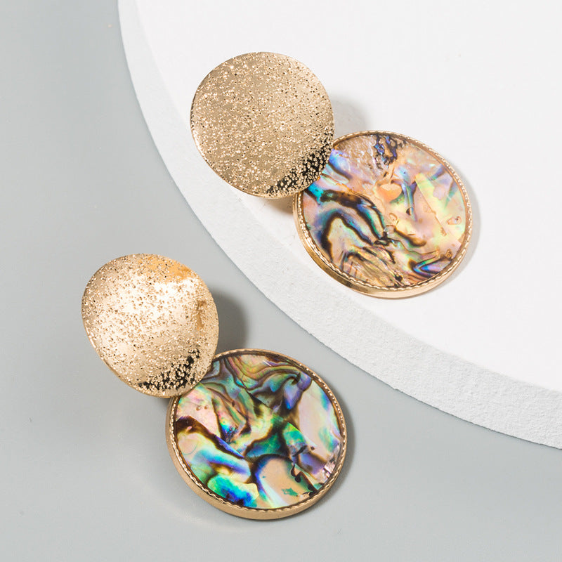 Rachelle Round & Heart Shaped Earrings