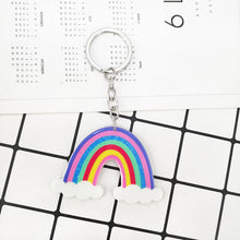 Cargar imagen en el visor de la galería, Happy Rainbow Key Chain