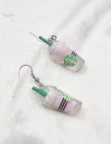 Pink Cup Earrings