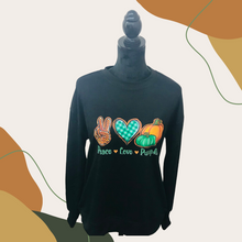 Cargar imagen en el visor de la galería, Peace, Love, &amp; Pumpkin Sweater