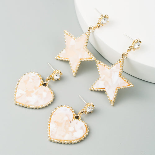 Estrella y Corazon Mio Earrings