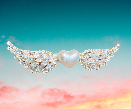 Halia Heart Wing Hairpin
