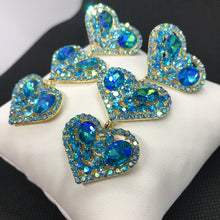 Load image into Gallery viewer, Tri Heart Love Earrings