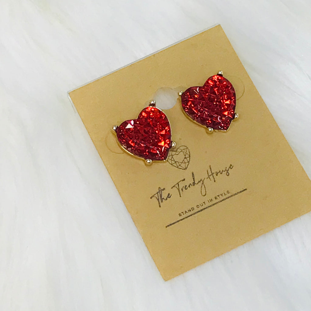 Amira Heart Earrings