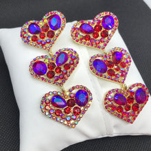 Load image into Gallery viewer, Tri Heart Love Earrings