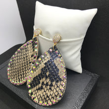 Load image into Gallery viewer, Sasha Snakeskin Earrings
