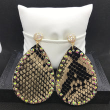 Load image into Gallery viewer, Sasha Snakeskin Earrings